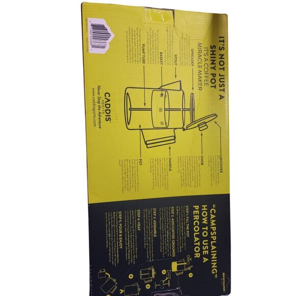 Alpine Mountain Gear 9 cup Percolator 5-Piece Stainless Steel Coffee Set - Picture 12 of 12